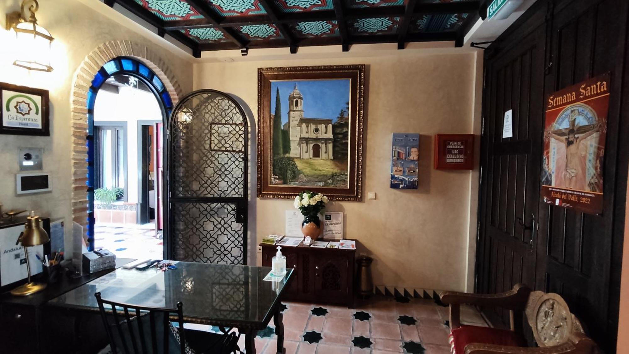 La Esperanza Hotel Alcalá del Valle Eksteriør billede